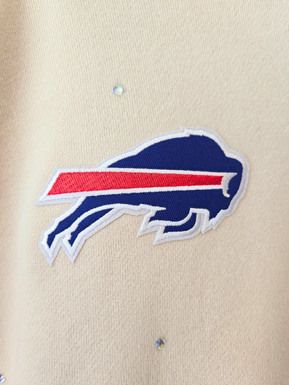 Buffalo Bills Crop Zip-Up Sweatshirt