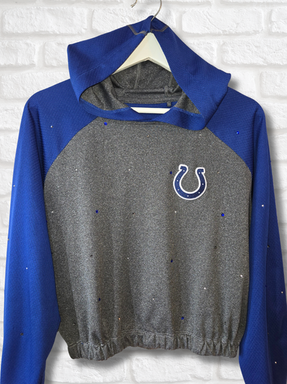 Indianapolis Colts Banded Bottom Crop Top