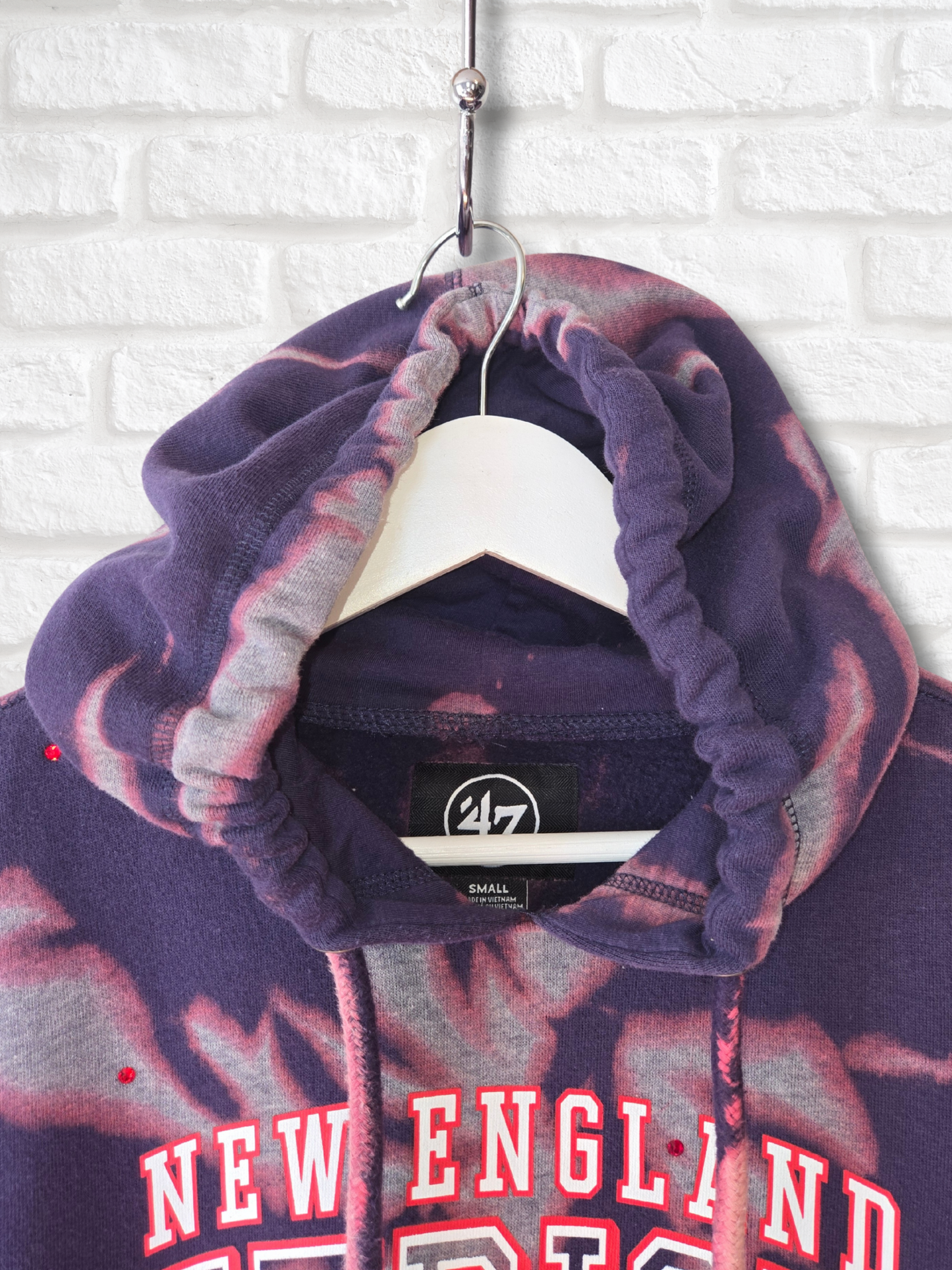 New England Patriots Crop Hoodie