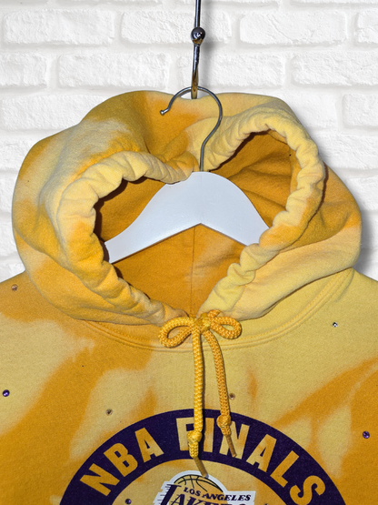 Los Angeles Lakers Crop Hoodie - Small