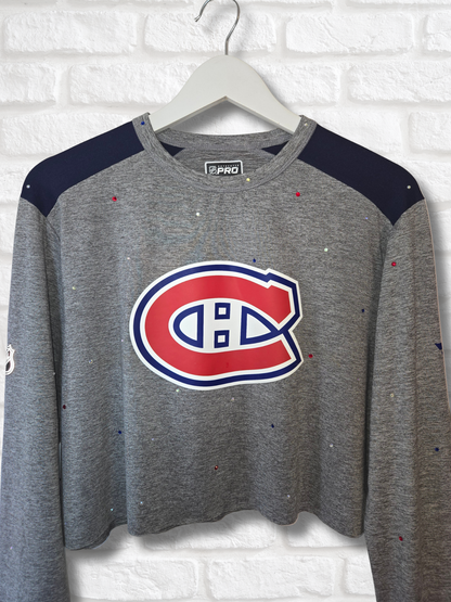 Montreal Canadiens Crop Top - Medium