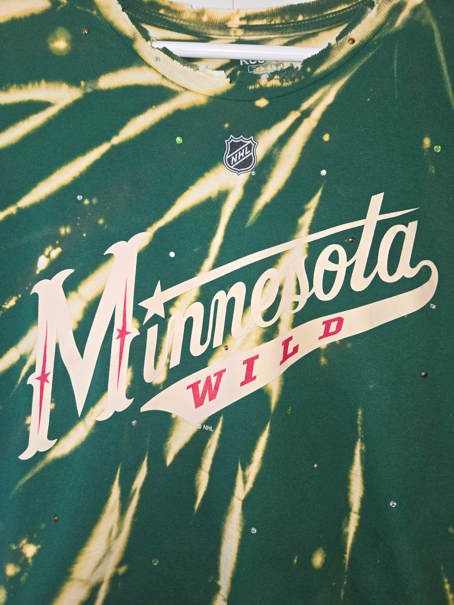 Minnesota Wild Crop Top - Large