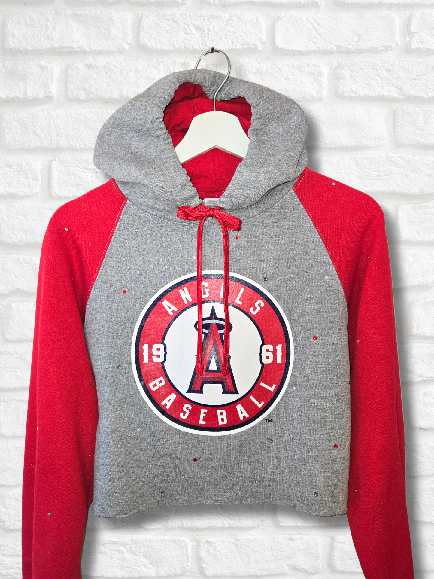 Los Angeles Angels Crop Hoodie - Medium
