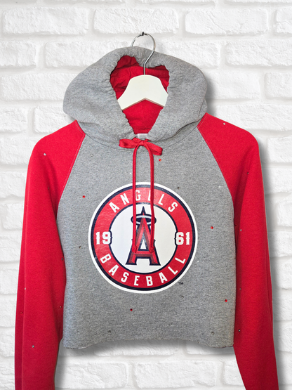 Los Angeles Angels Crop Hoodie - Medium