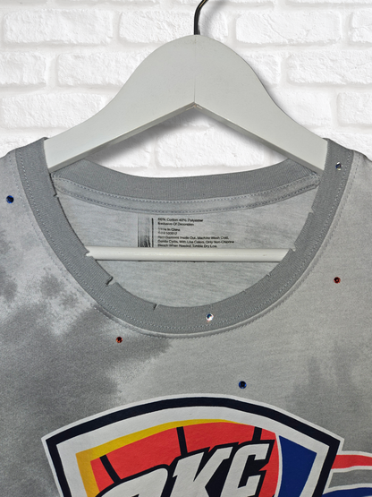 OKC Thunder Crop Top- Medium