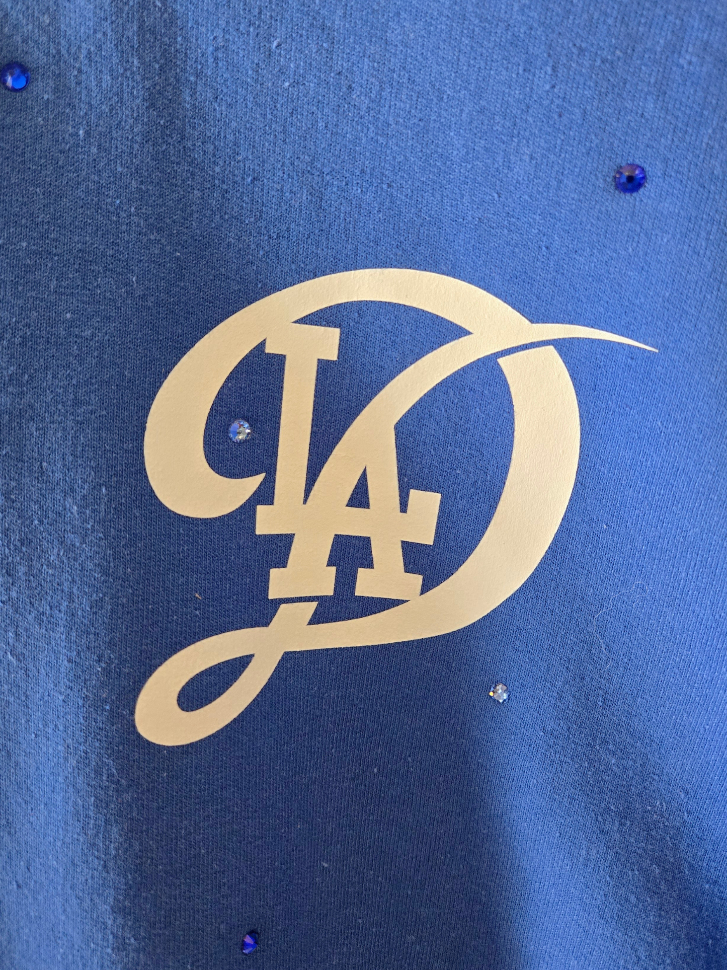 Los Angeles Dodgers Crop Sweatshirt - Small