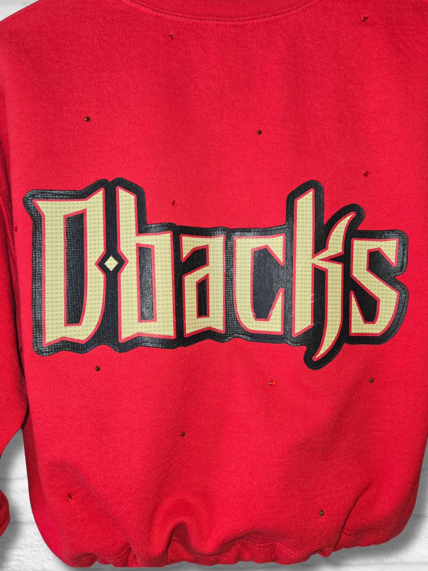 Arizona Diamondbacks Crop Zip-Up Sweatshirt - Medium