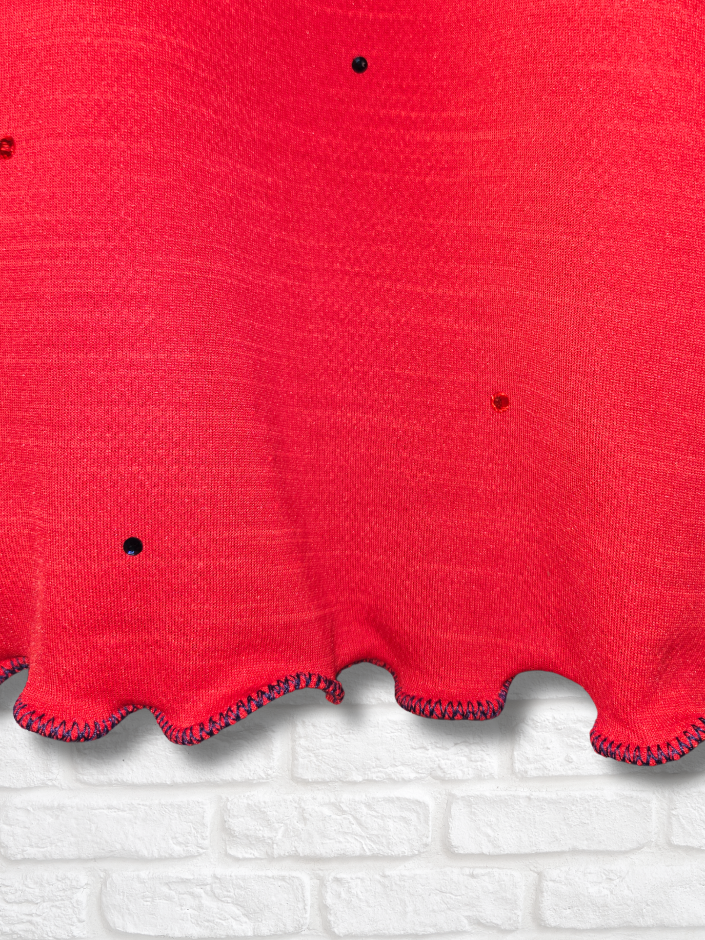 Cleveland Guardians Ruffle Crop Top - S/M