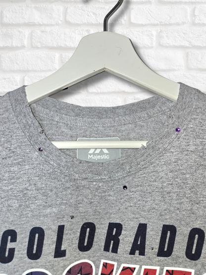 Colorado Rockies Stars & Stripes Crop Top- Large