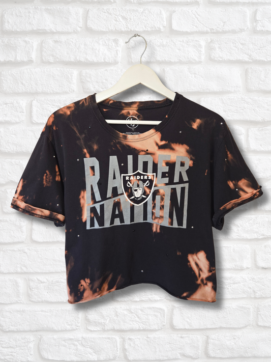 Las Vegas Raiders Crop Top- Large
