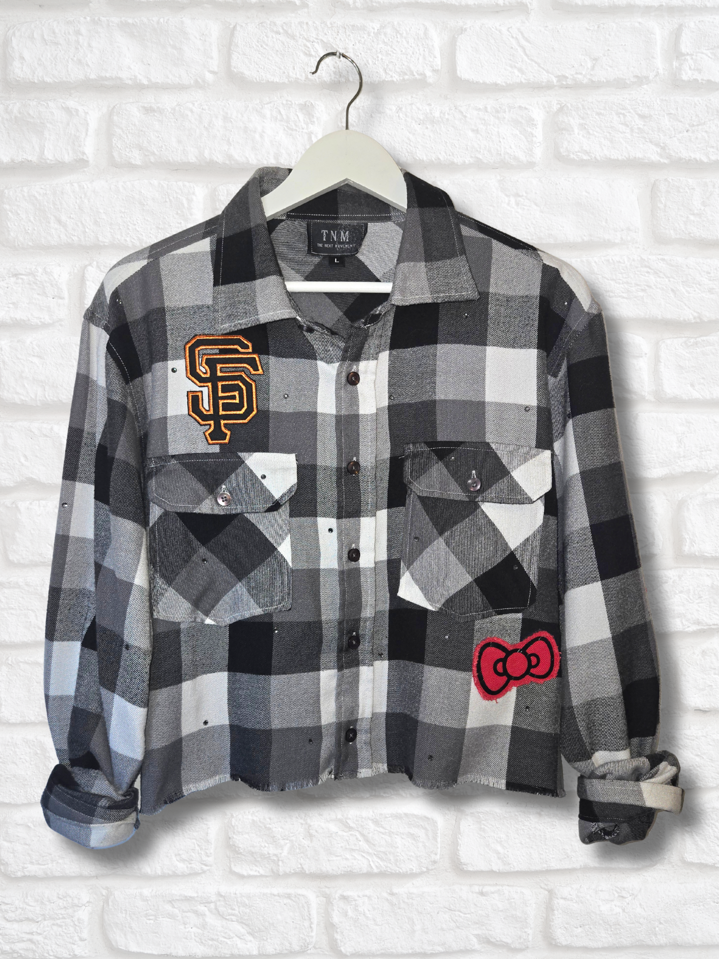 Giants HK Crop Flannel