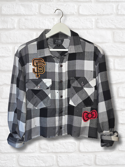 Giants HK Crop Flannel