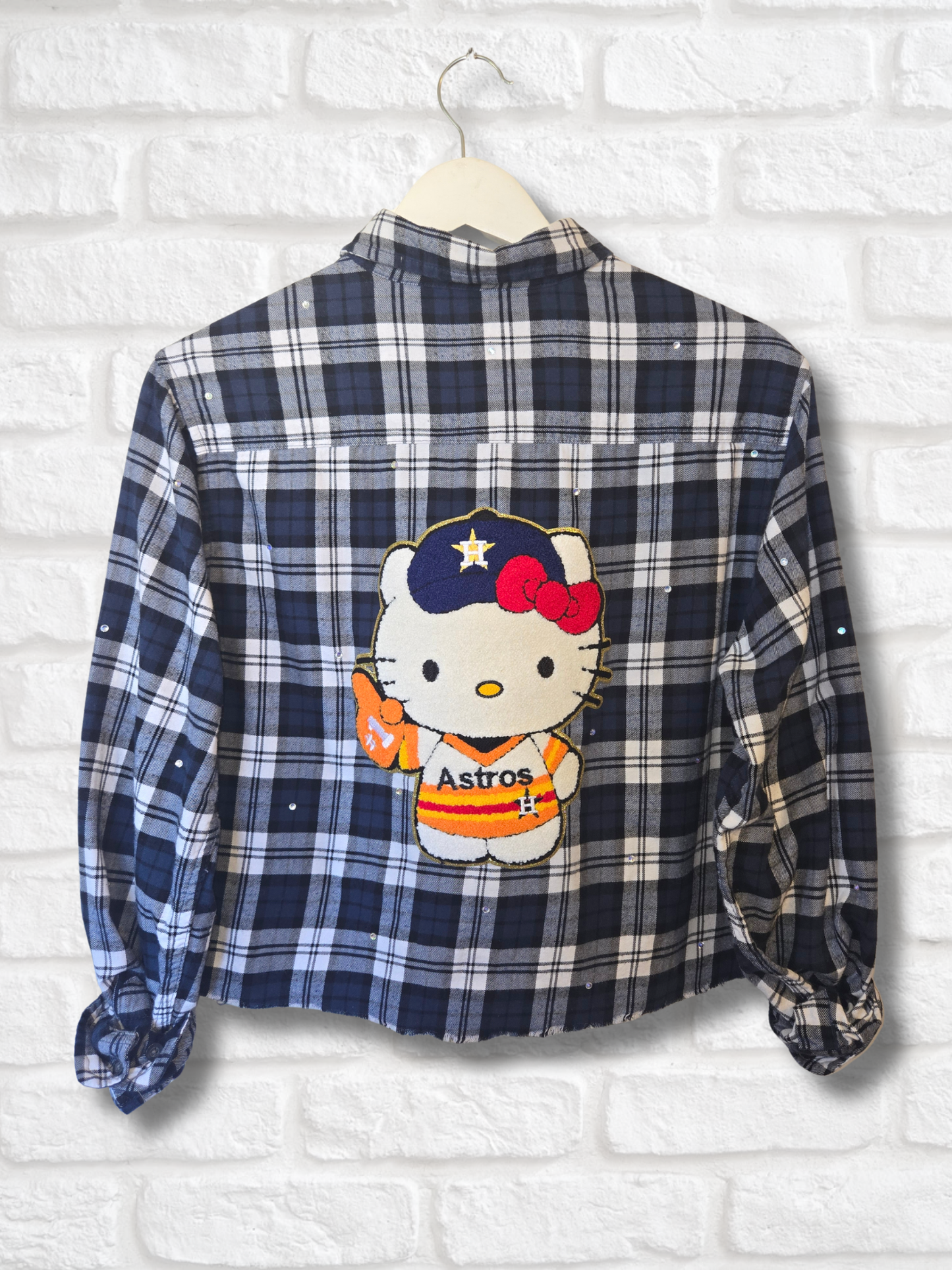 Astros HK Crop Flannel