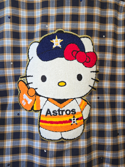 Astros HK Crop Flannel