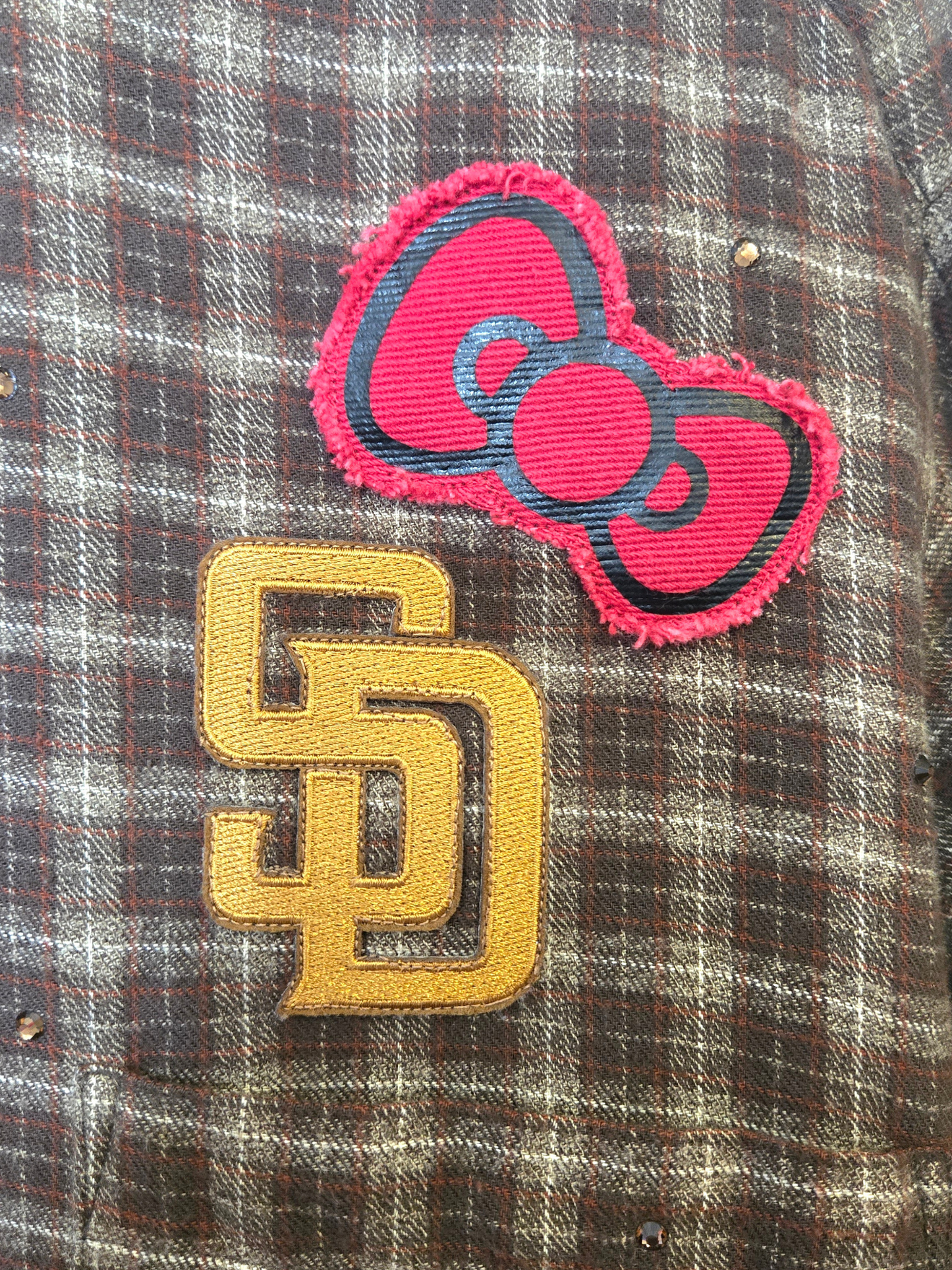 San Diego Padres HK Crop Flannel- XL