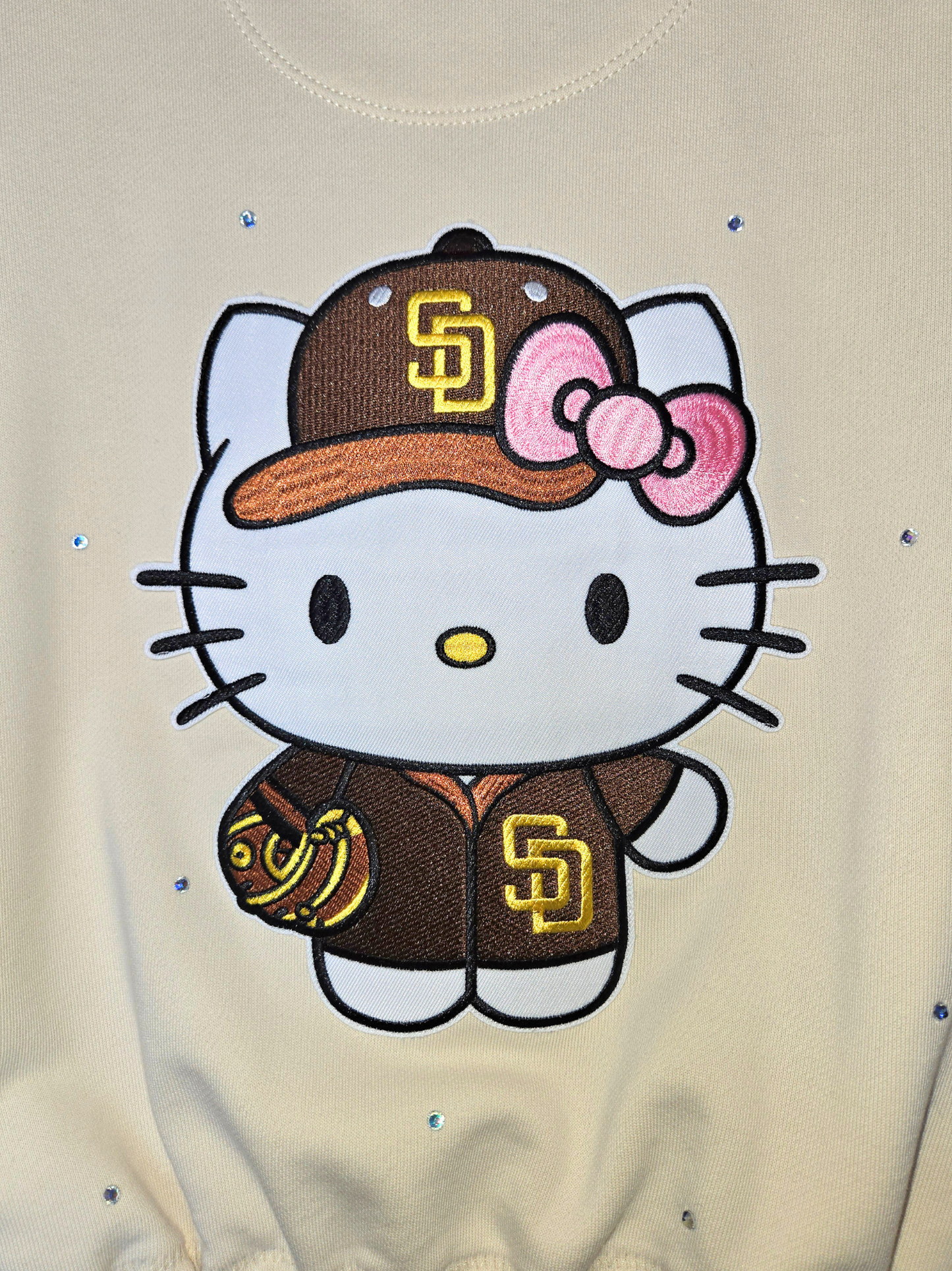 San Diego Padres HK Crop Zip-Up Sweatshirt