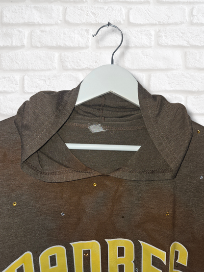 San Diego Padres Crop Pullover- Large
