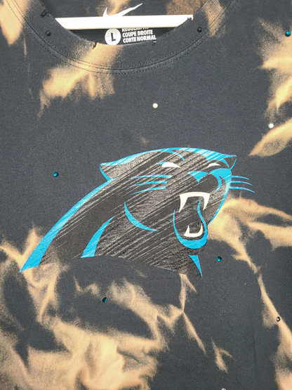 Carolina Panthers Crop Top- Large