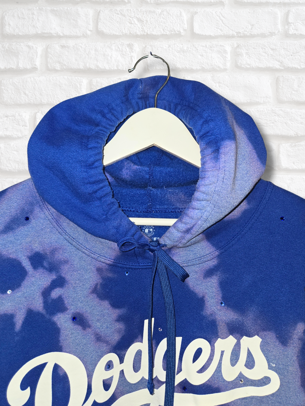 Los Angeles Dodgers Crop Hoodie- Large