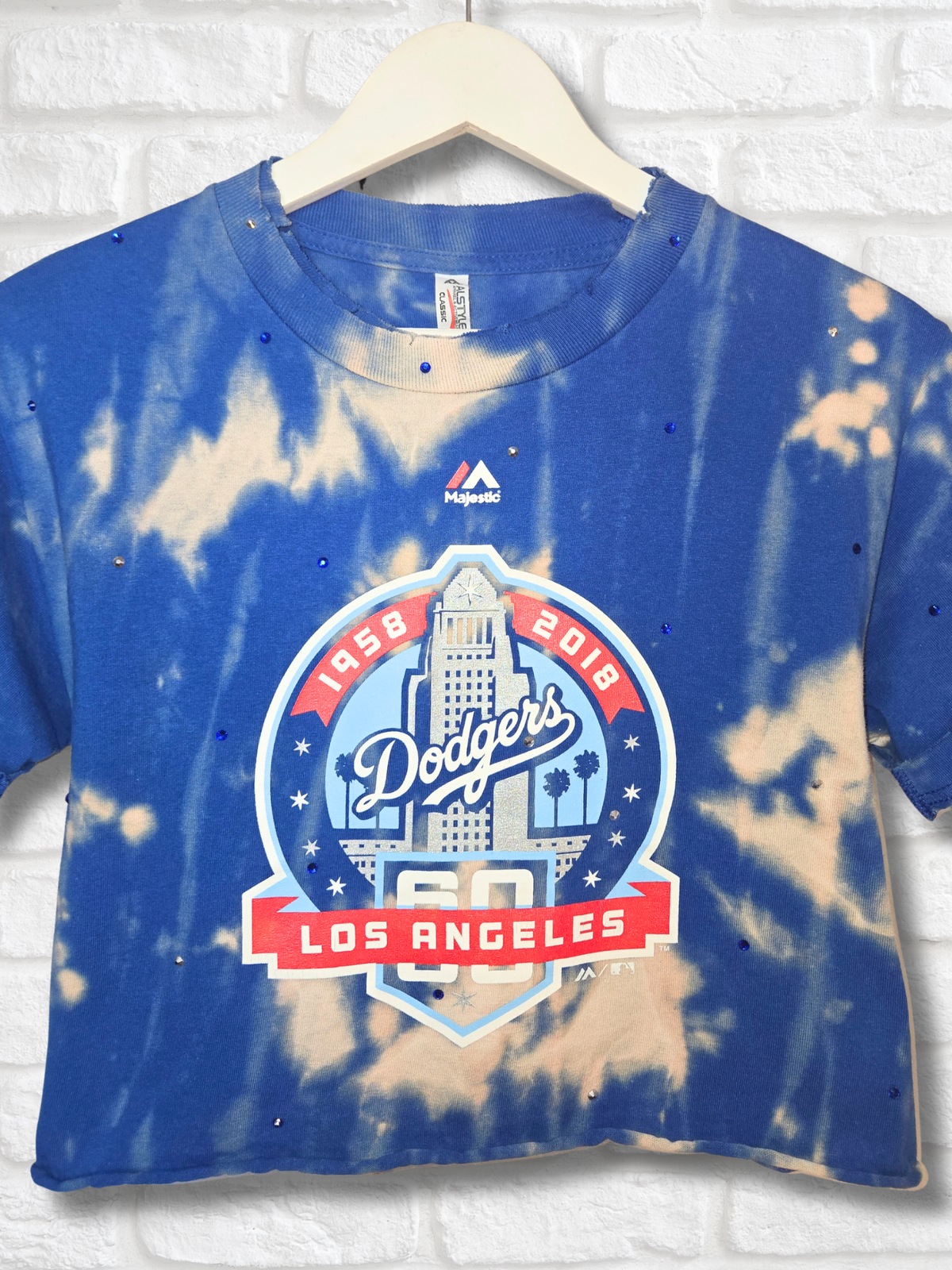 Los Angeles Dodgers Crop Top  - Small