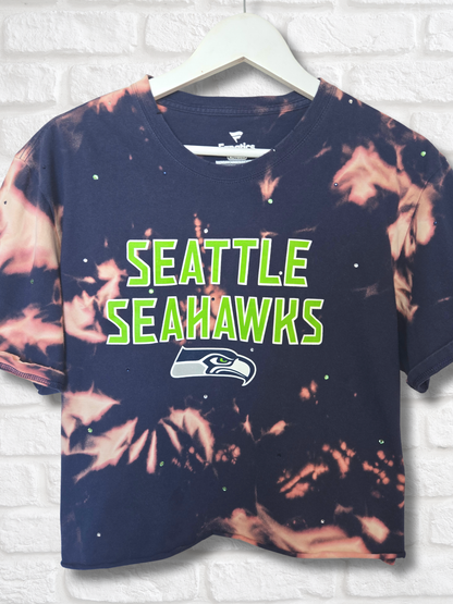 Seattle Seahawks Crop Top- XL