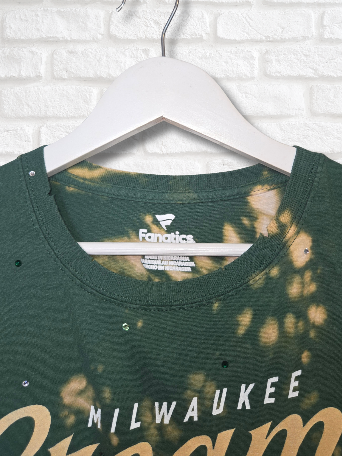 Milwaukee Bucks Crop Top- Medium