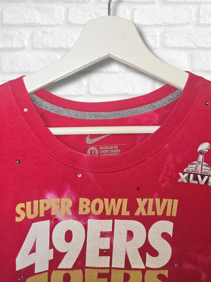San Francisco 49ers Crop Top- XL