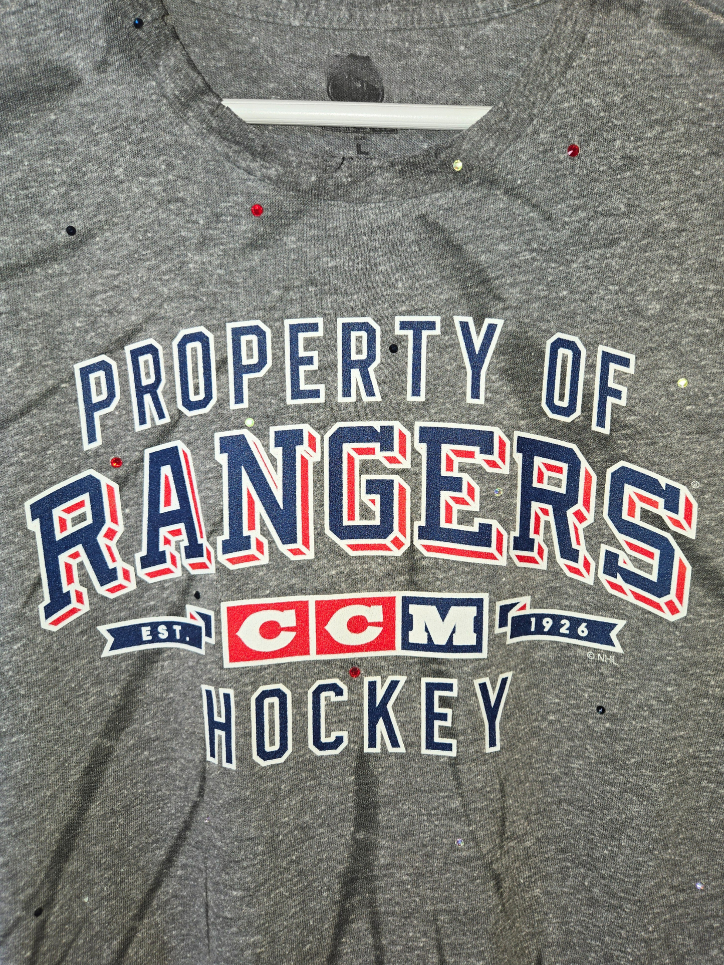 New York Rangers Crop Top