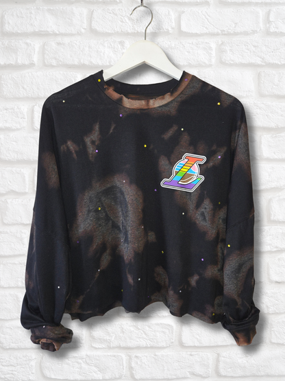 Los Angeles Lakers Pride Crop Top- XL