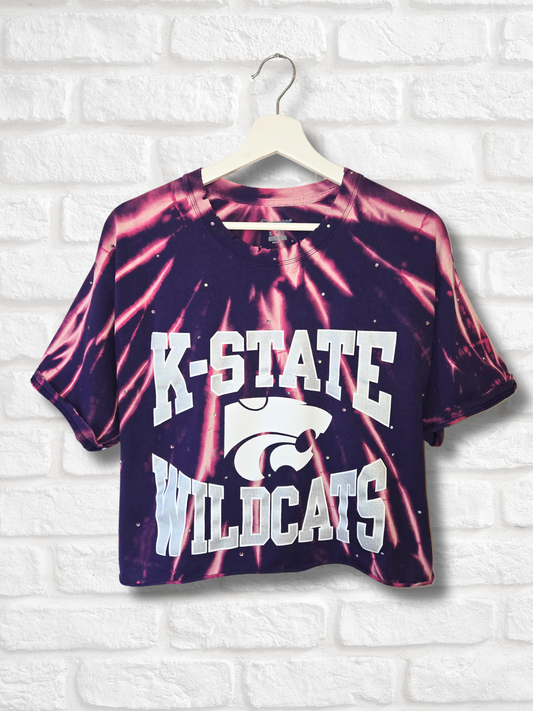 Kansas State Wildcats Crop Top- Large