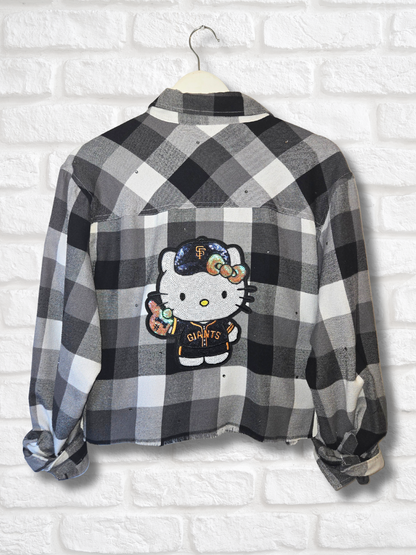 Giants HK Crop Flannel