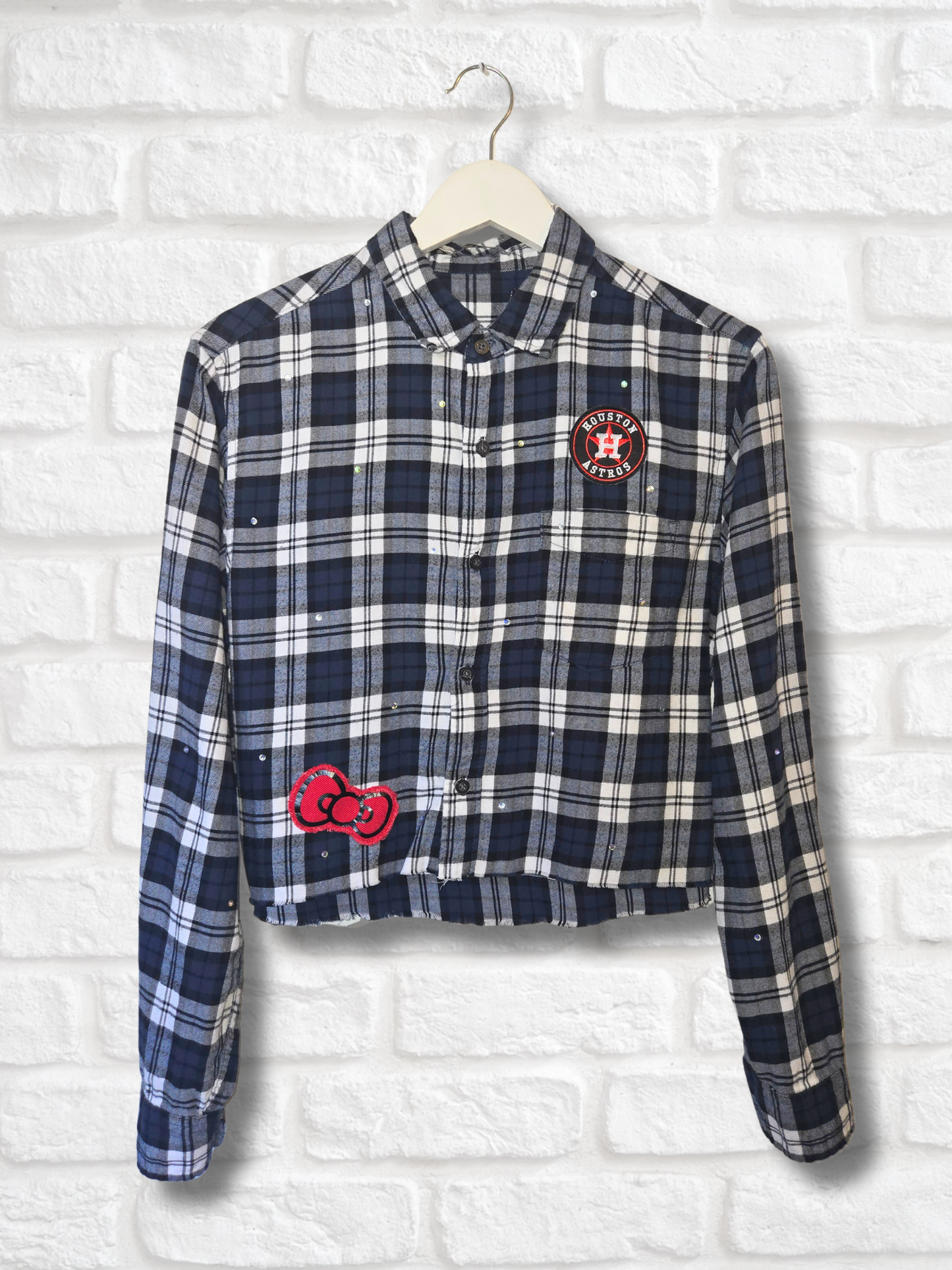 Astros HK Crop Flannel