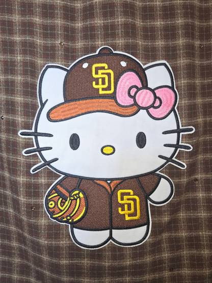 San Diego Padres HK Crop Flannel- XL