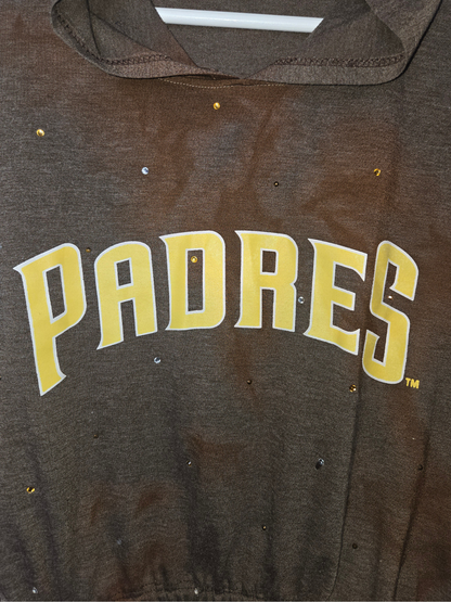 San Diego Padres Crop Pullover- Large
