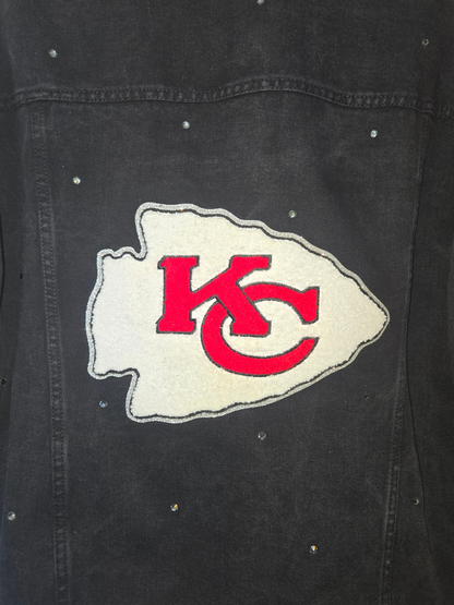 Kansas City Chiefs Oversized Denim Jacket