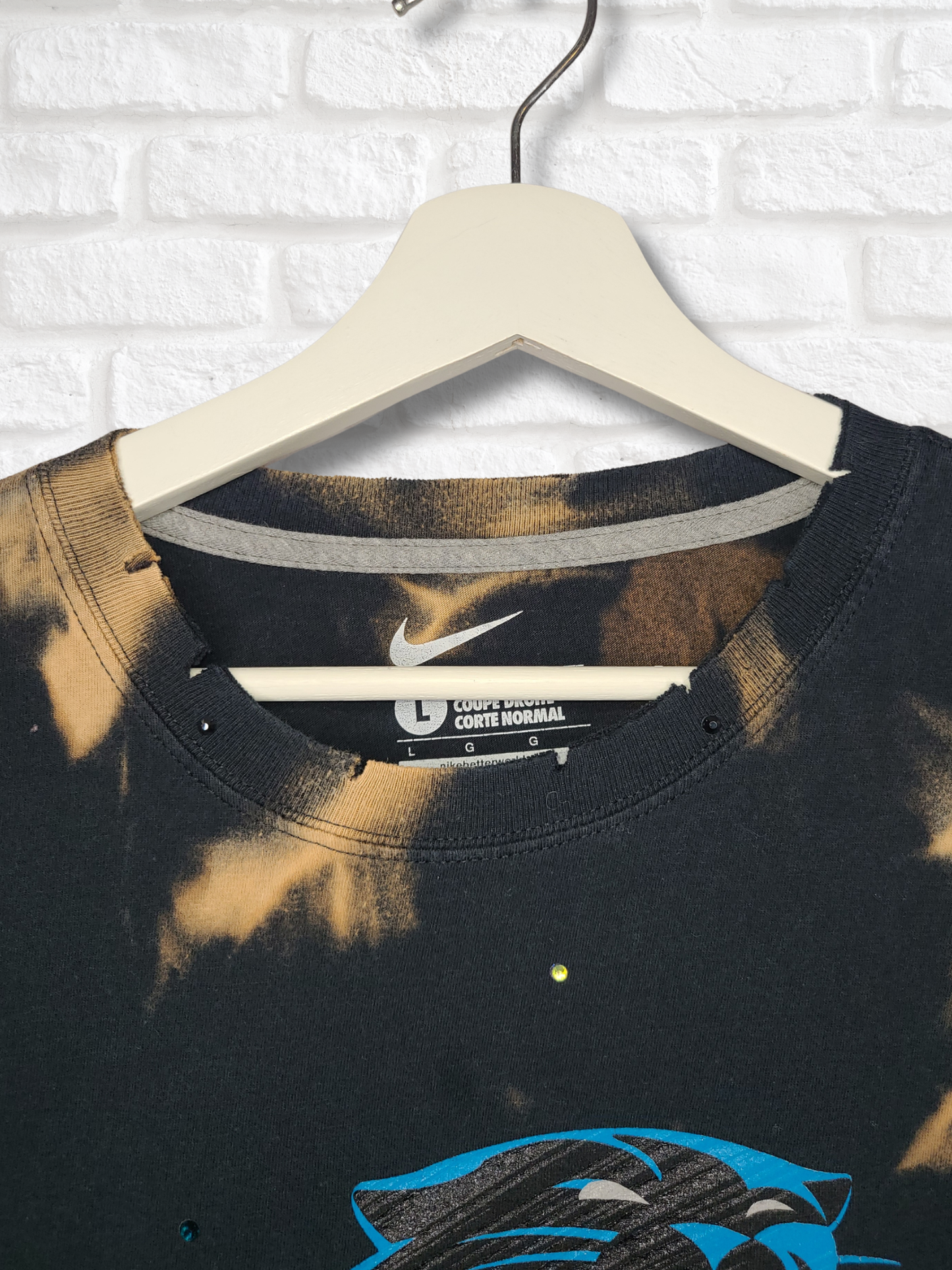 Carolina Panthers Crop Top- Large