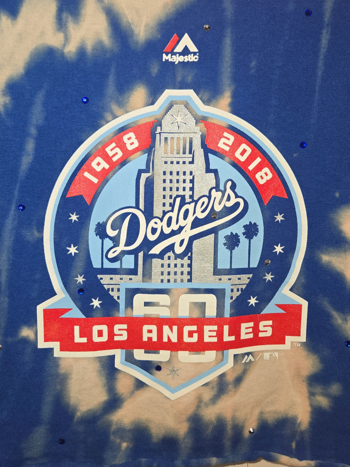 Los Angeles Dodgers Crop Top  - Small