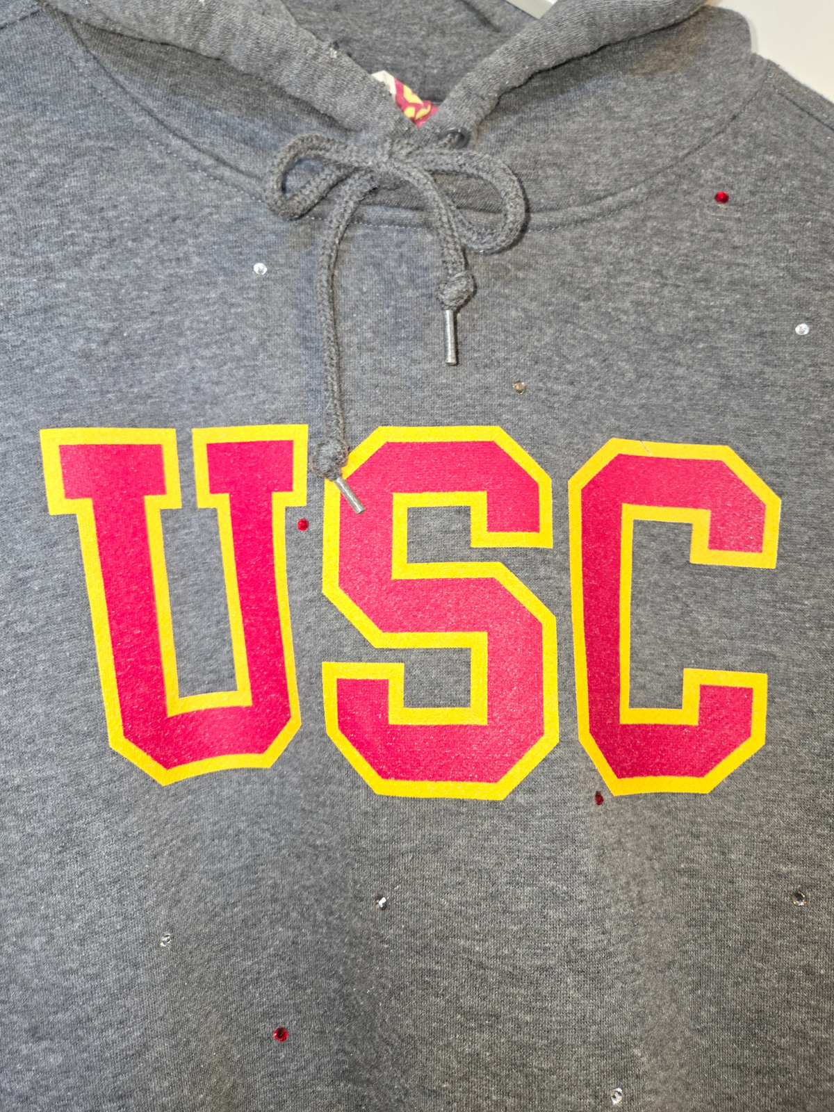 USC Trojans Crop Hoodie- Large