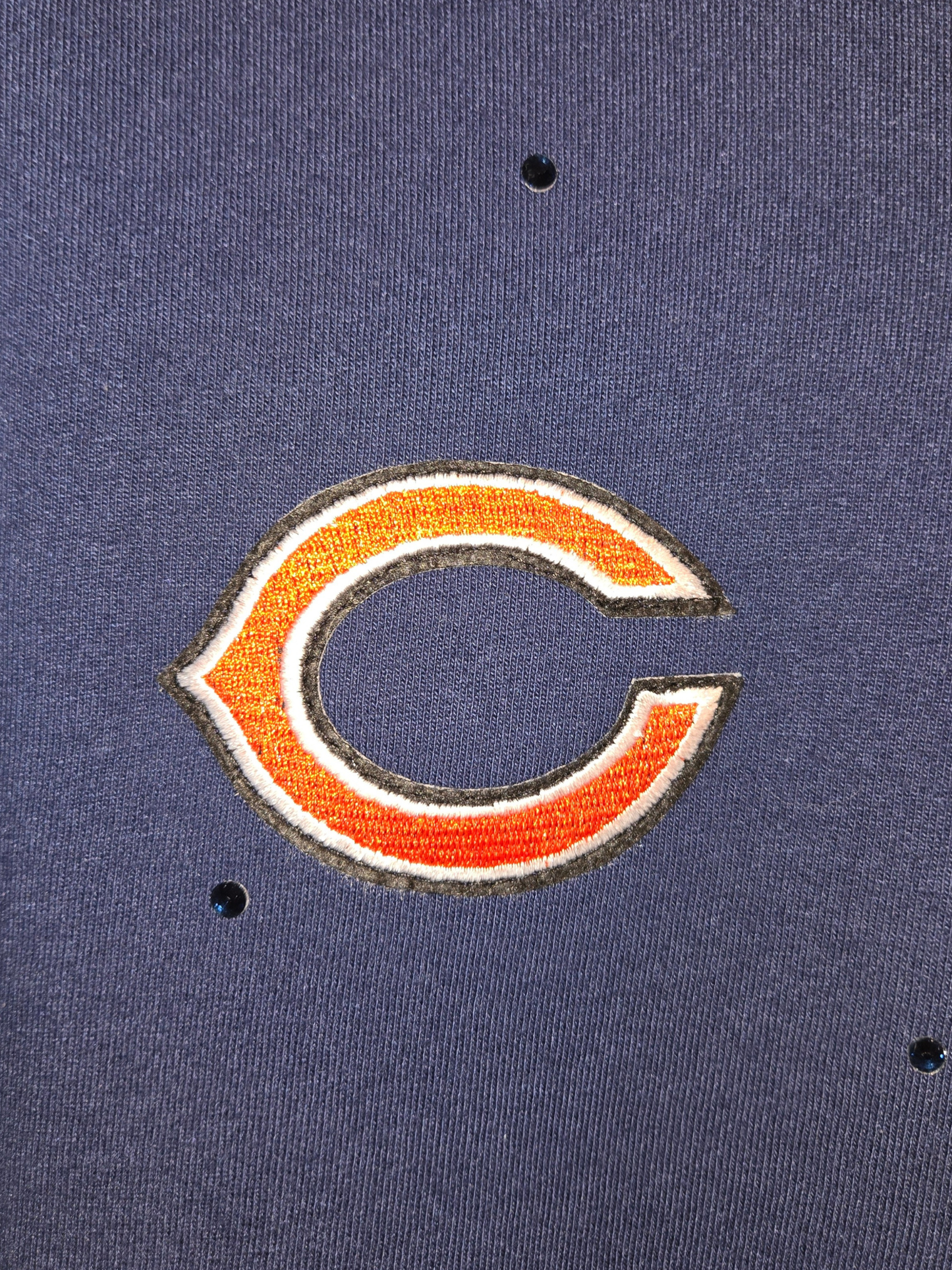 Chicago Bears Crop Zip-Up Sweatshirt