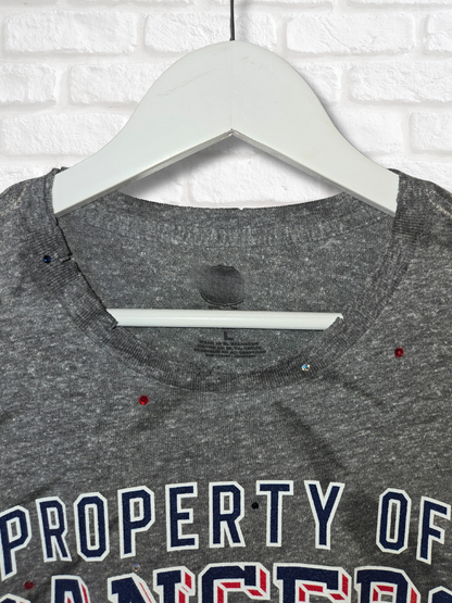 New York Rangers Crop Top