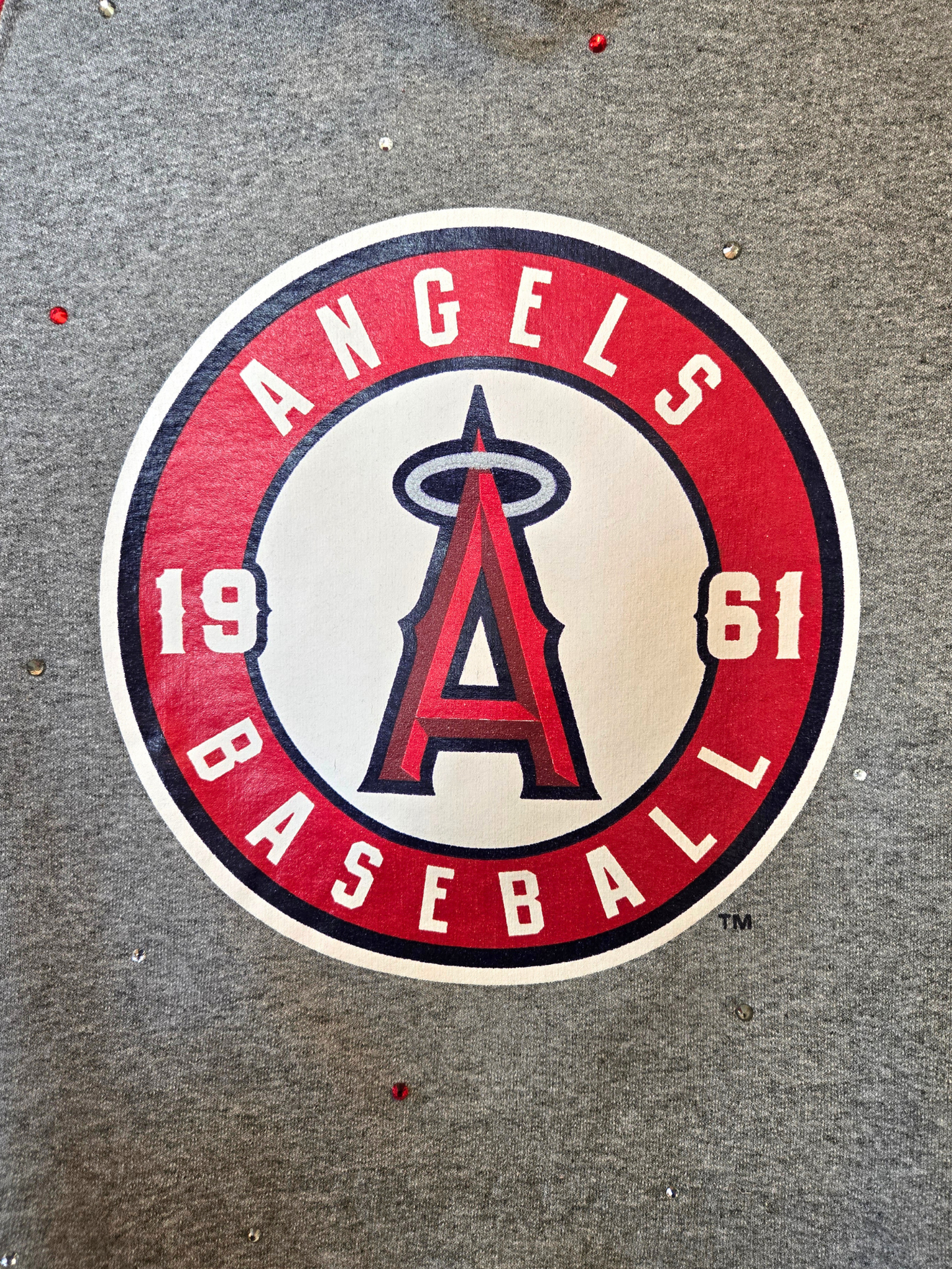 Los Angeles Angels Crop Hoodie - Medium