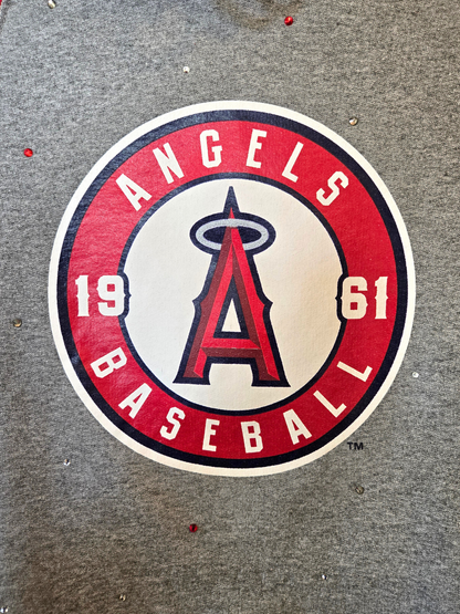 Los Angeles Angels Crop Hoodie - Medium