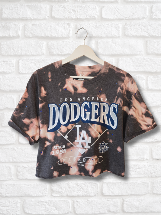 Los Angeles Dodgers Crop Top  - Large