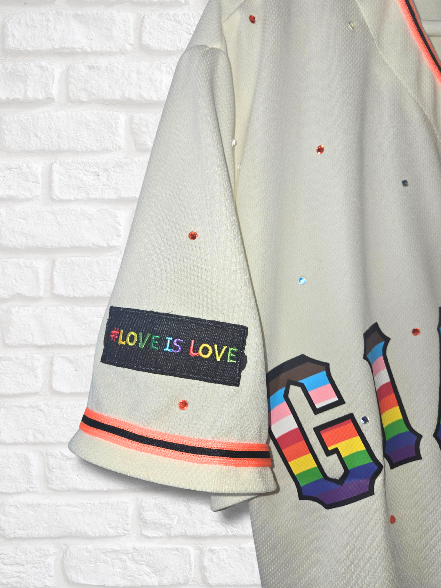 San Francisco Giants Pride Crop Jersey - Medium