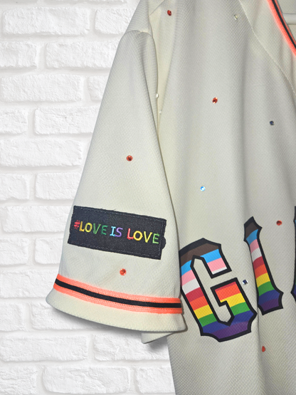 San Francisco Giants Pride Crop Jersey - Medium