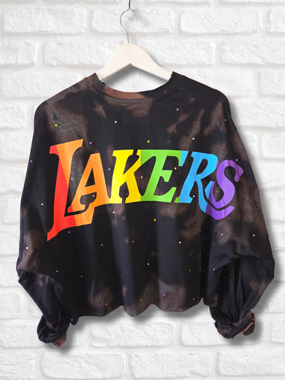 Los Angeles Lakers Pride Crop Top- XL
