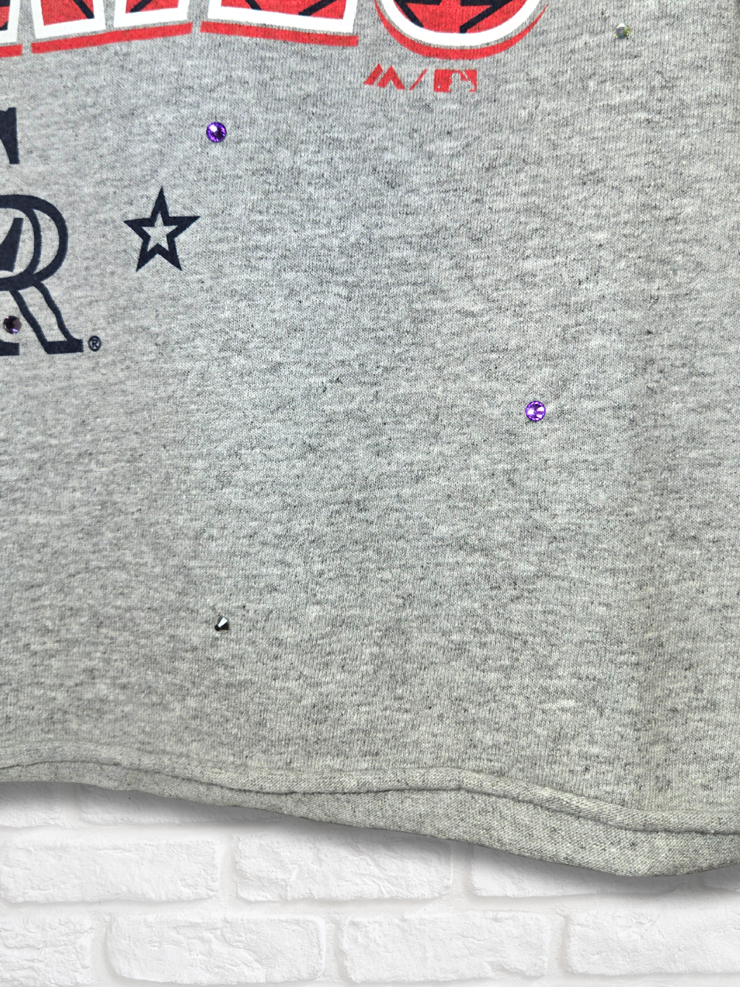 Colorado Rockies Stars & Stripes Crop Top- Large
