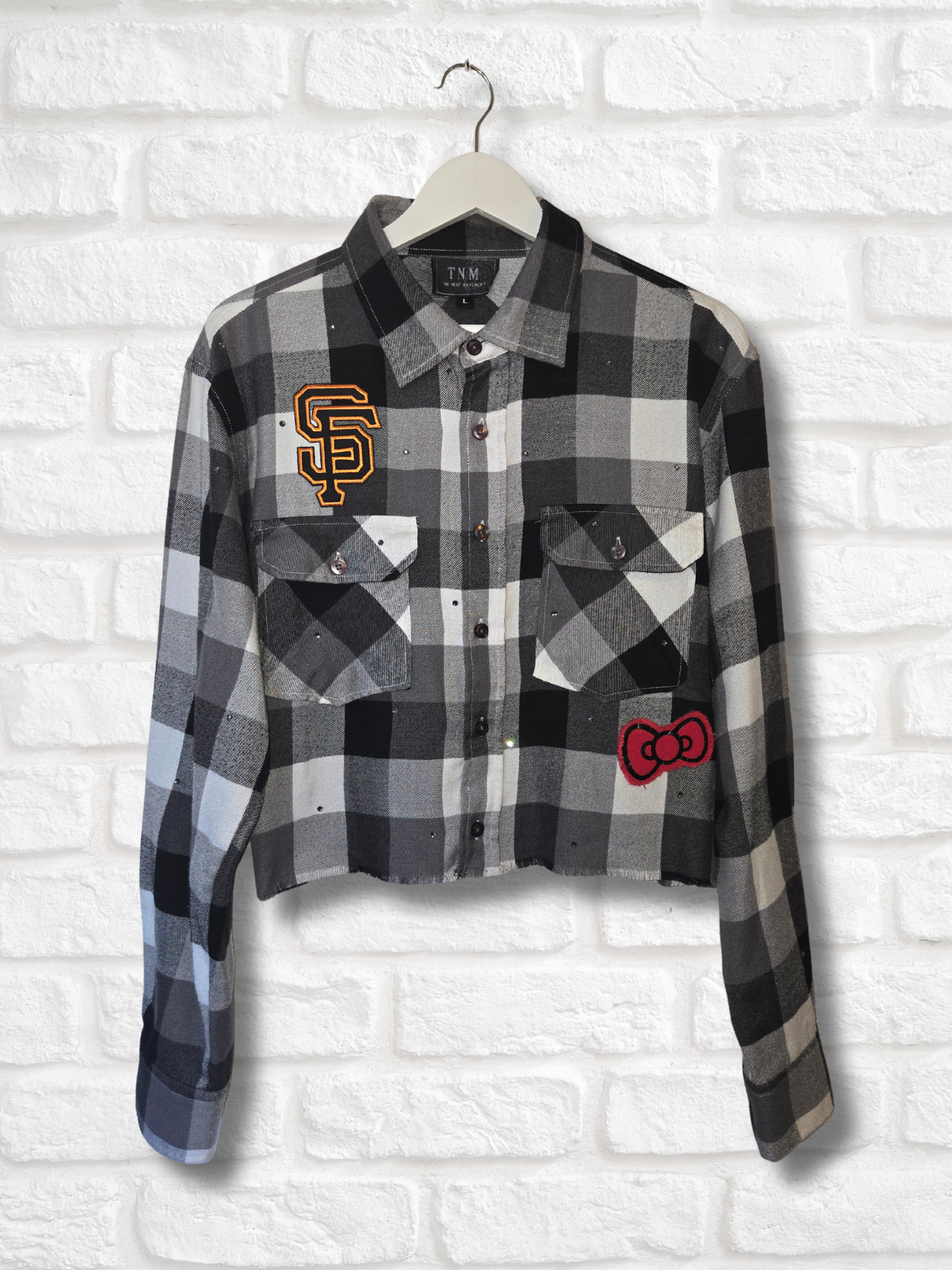 Giants HK Crop Flannel