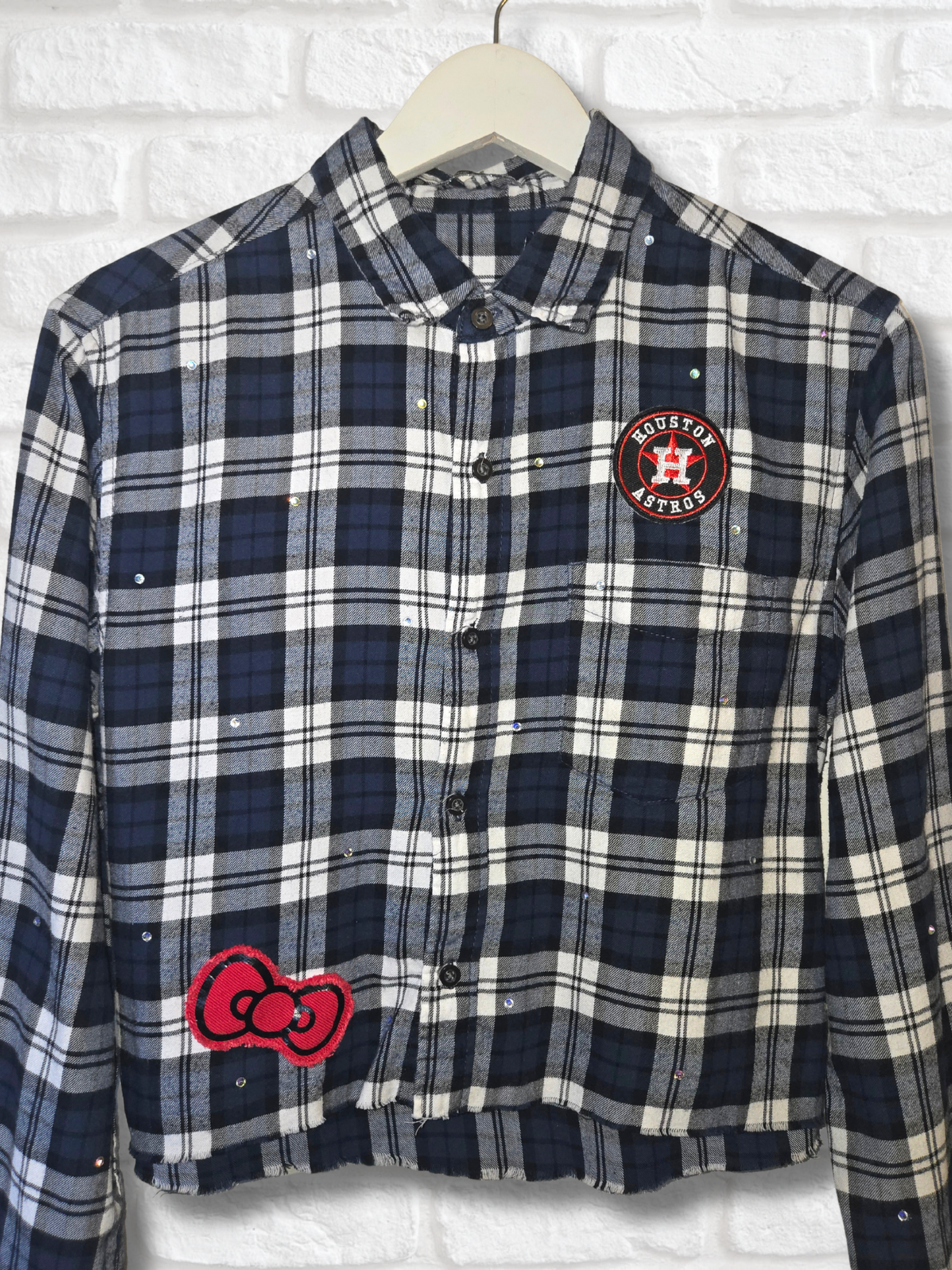 Astros HK Crop Flannel