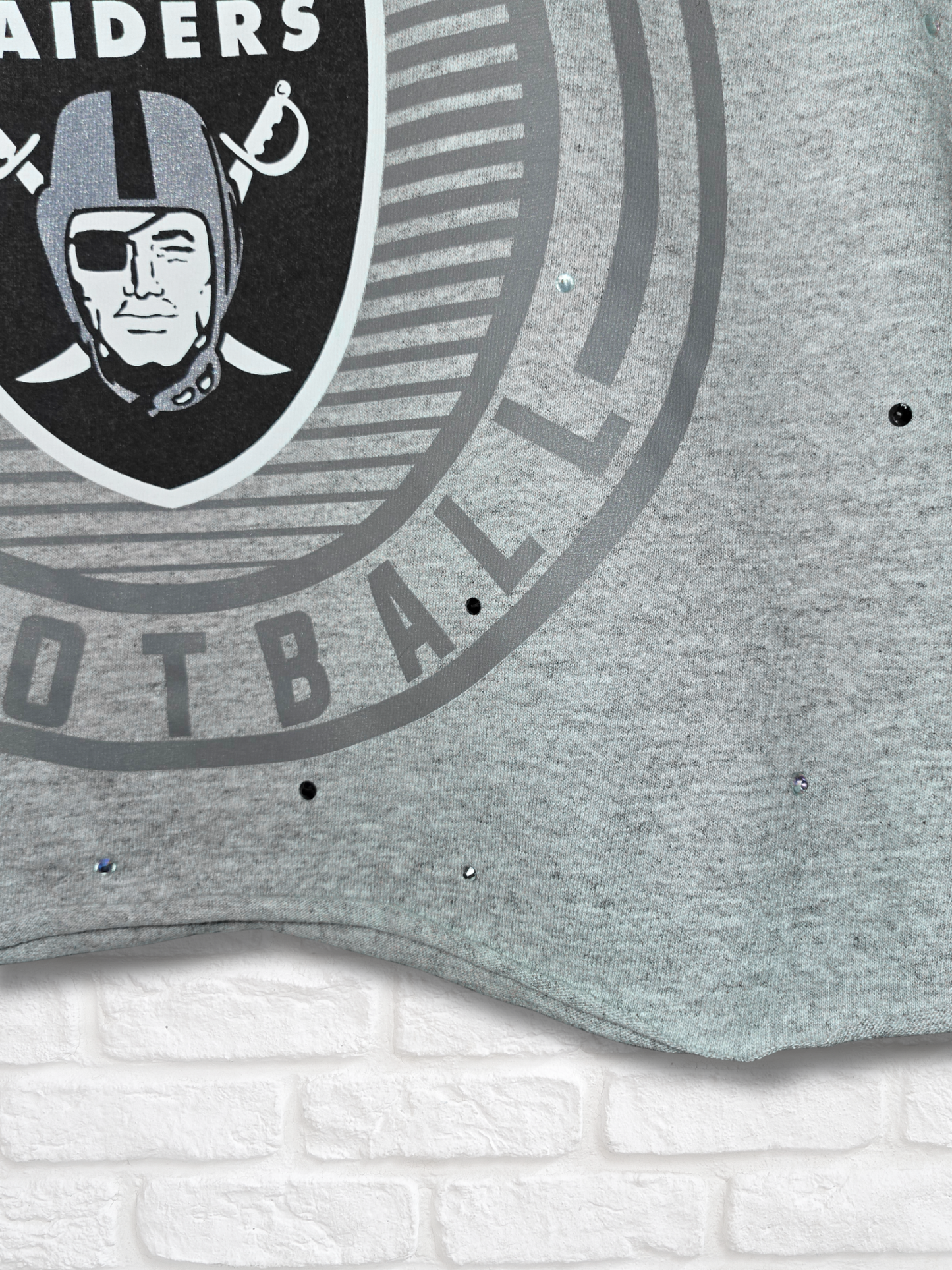 Las Vegas Raiders Crop Top- Medium